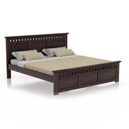 Queen Cot Bed Sheesham Wood