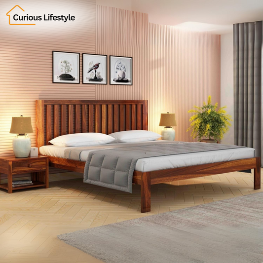Bedroom furniture sheesham bed without box