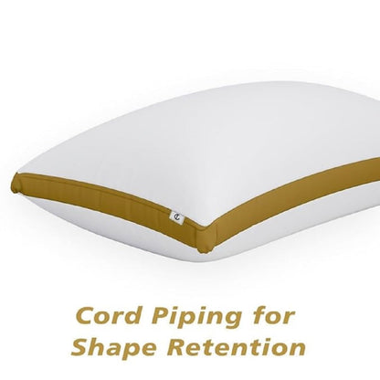 Durable and fluffy microfiber pillows for restful sleep