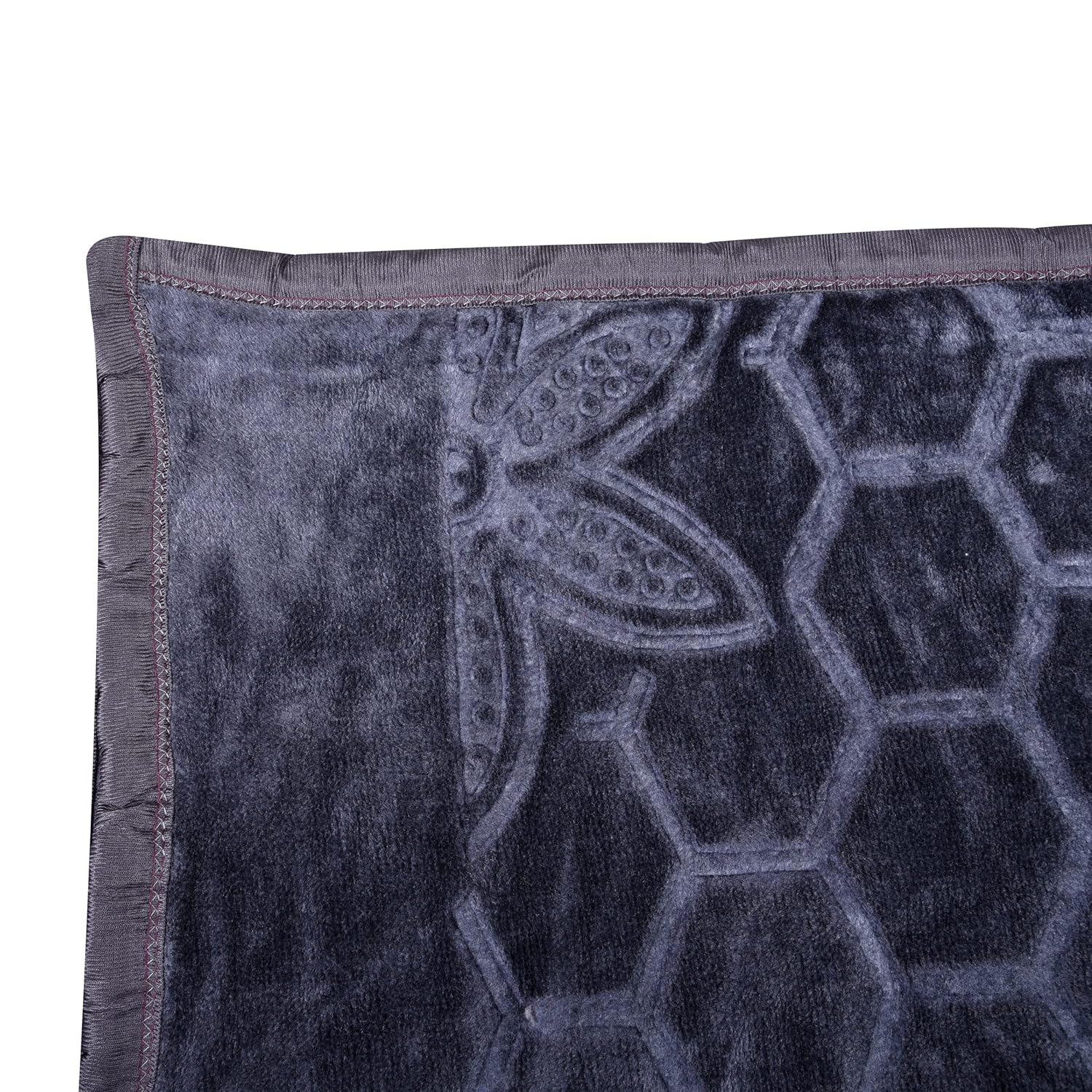 Comforter style mink blanket for double bed