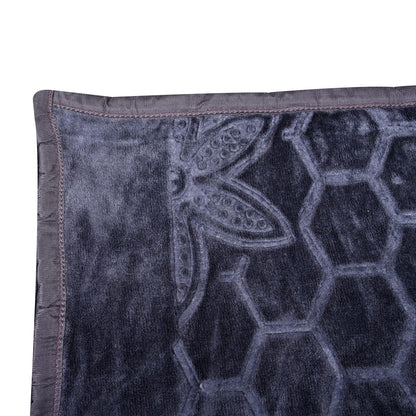 Comforter style mink blanket for double bed