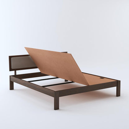 Living Room Wooden Double Bed