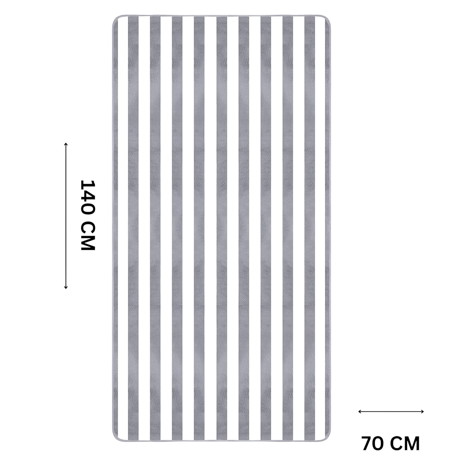 Super absorbent bath towel set of 2