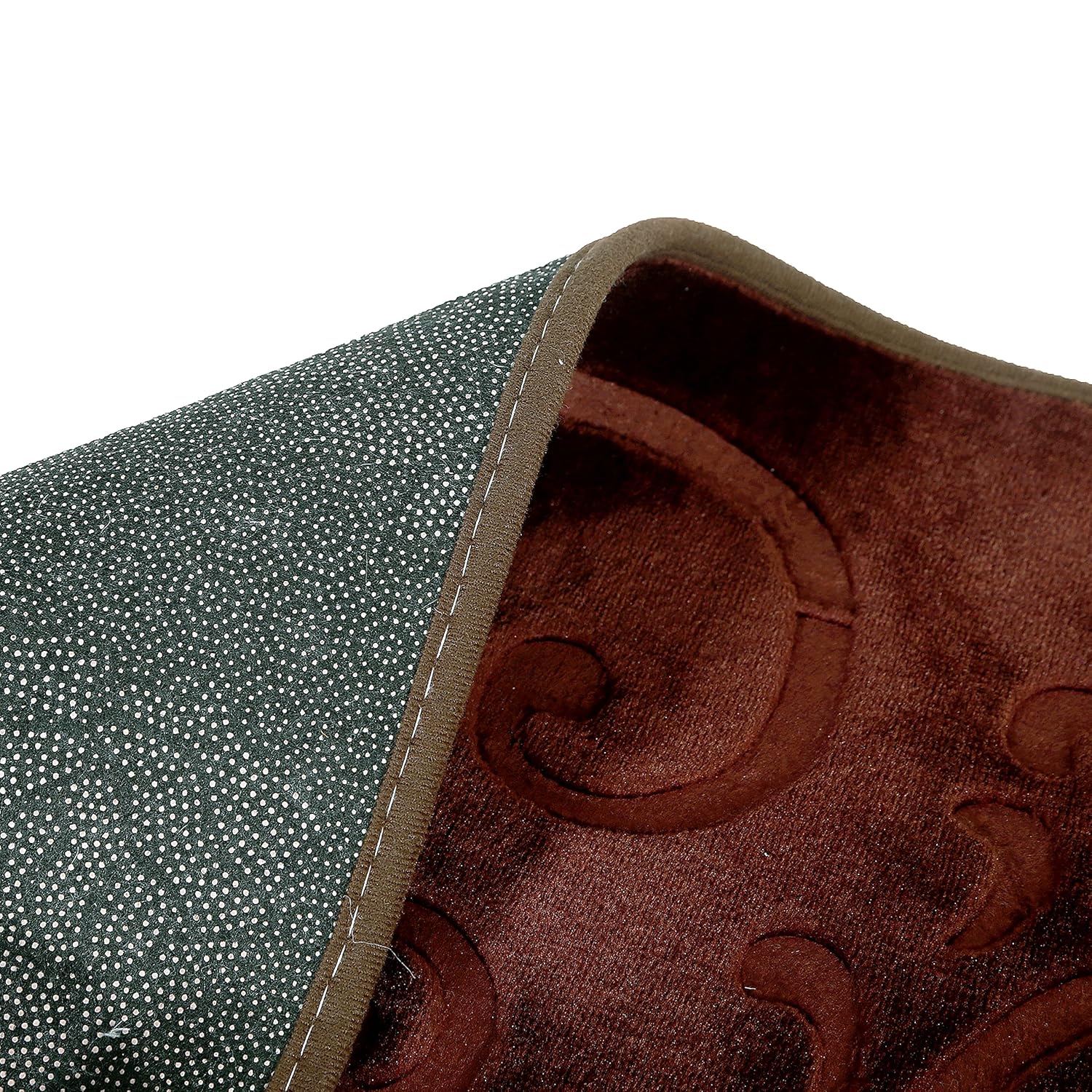 Bathroom mat with non-slip backing