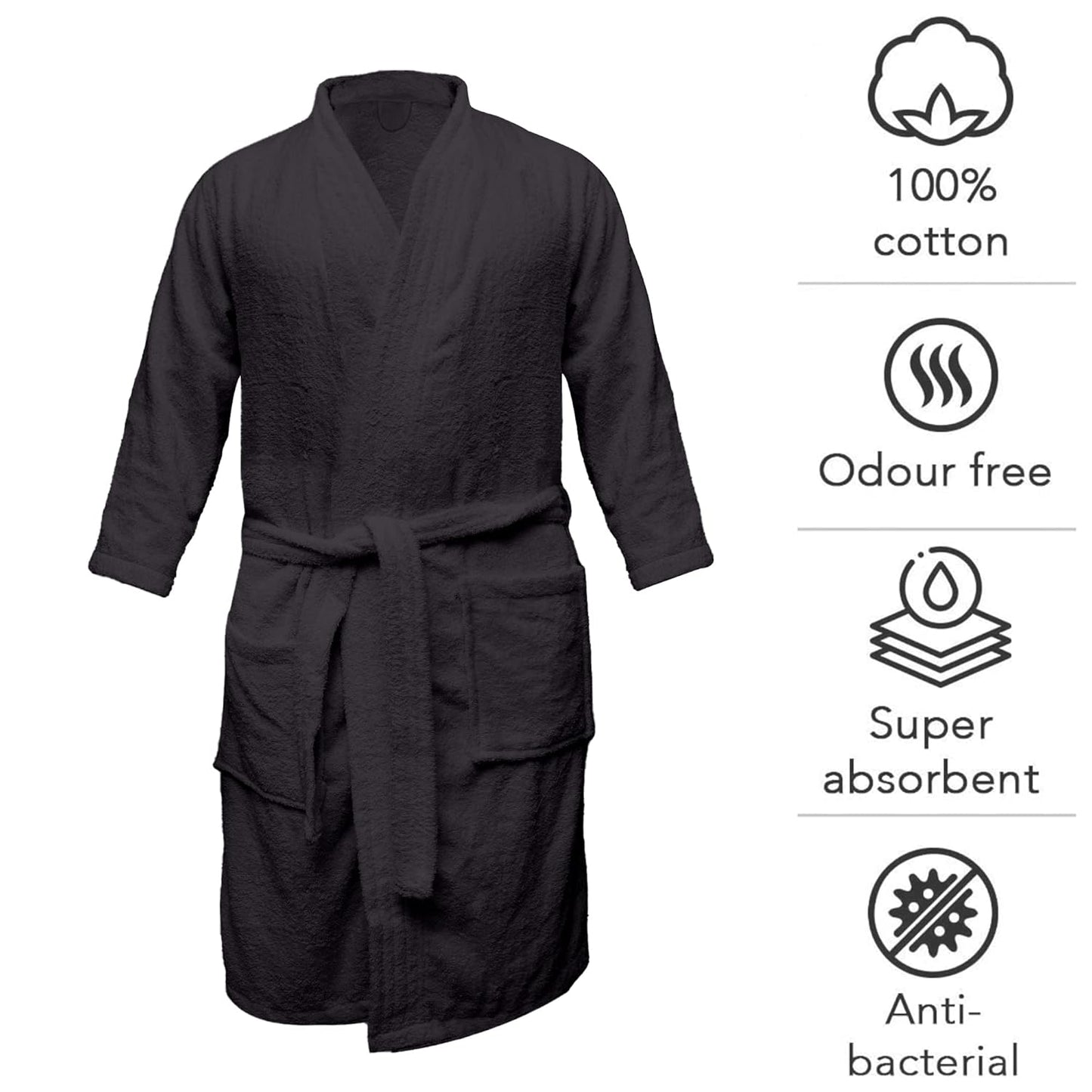 Premium Terry Cotton Bathrobe for Men