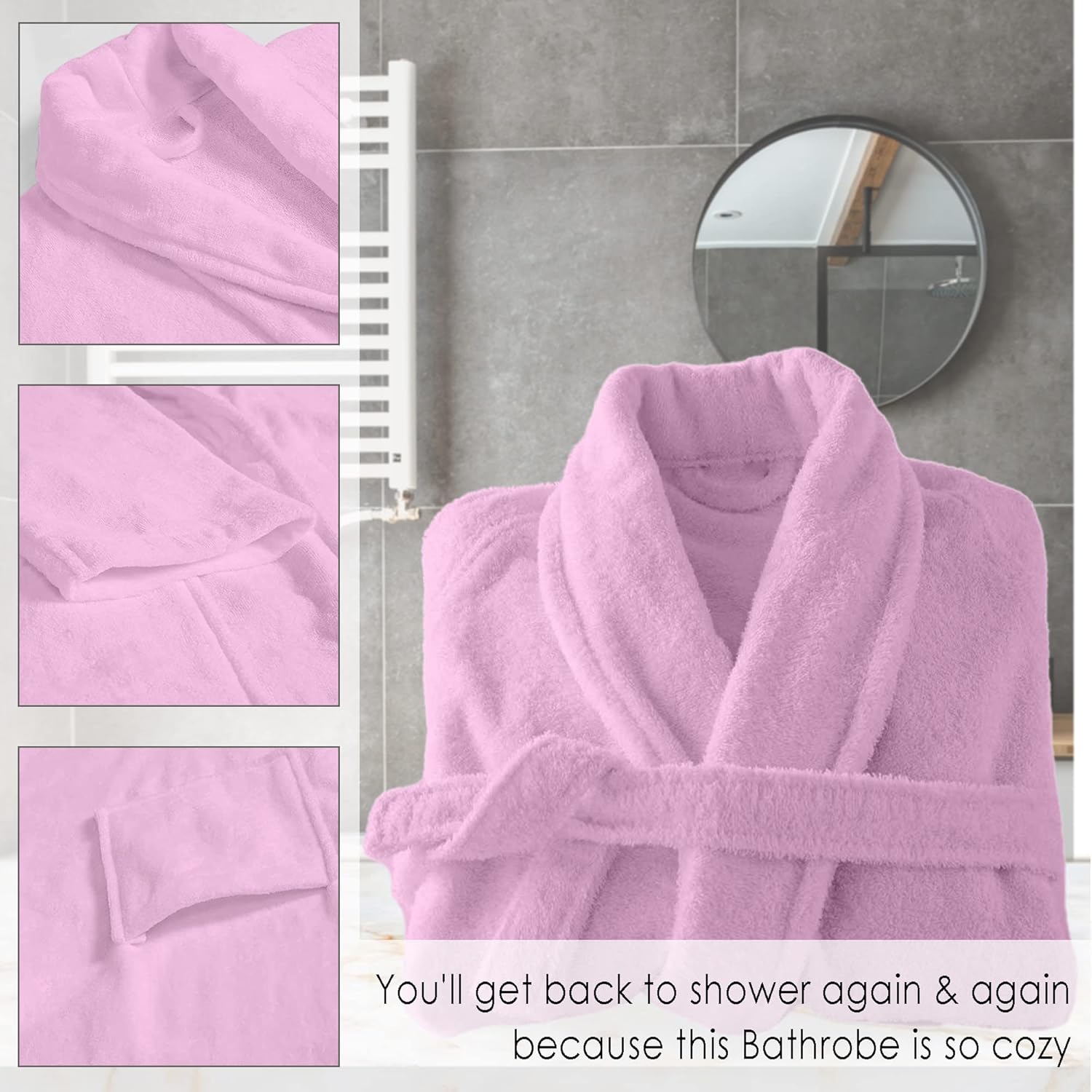 Cozy Terry Bathrobe by Curious Lifestyle