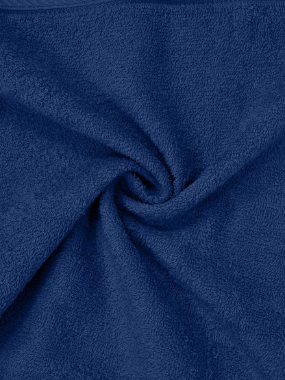 Absorbent grey hand towel set for modern bathroom