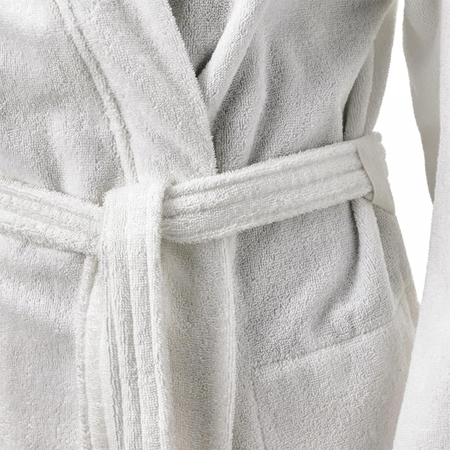 Luxury Terry Cotton Spa Bathrobe Brown