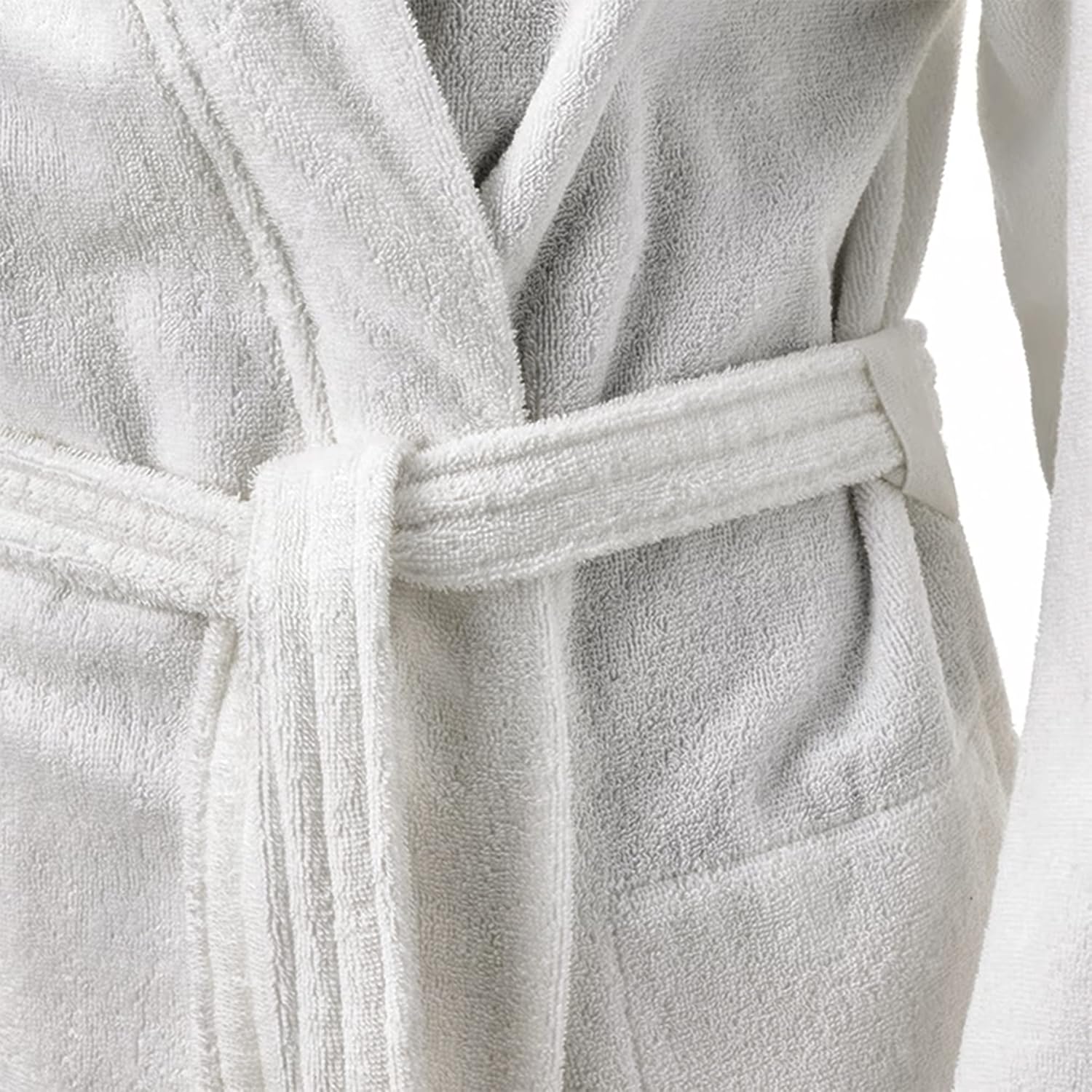 Luxury Terry Cotton Spa Bathrobe Brown
