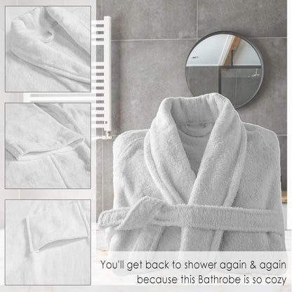 Terry Bathrobe with Comfort Fit Design