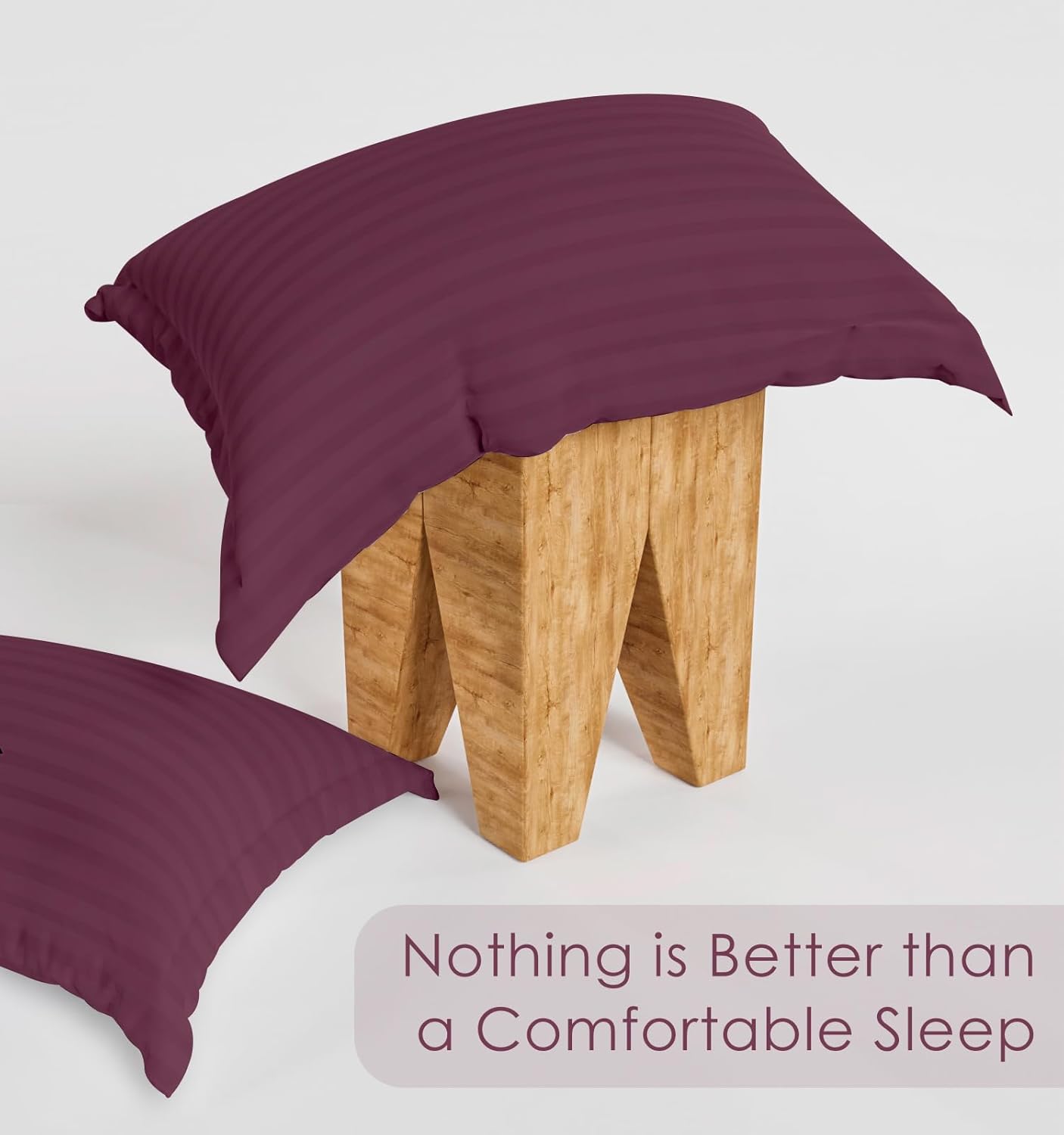 Durable comfortable cotton pillowcase set