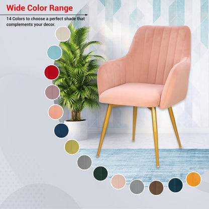 Golden metal legs of dining chair