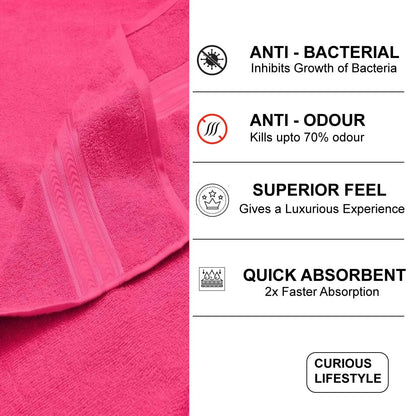 Fluffy thick bath towel with absorbent cotton for quick drying