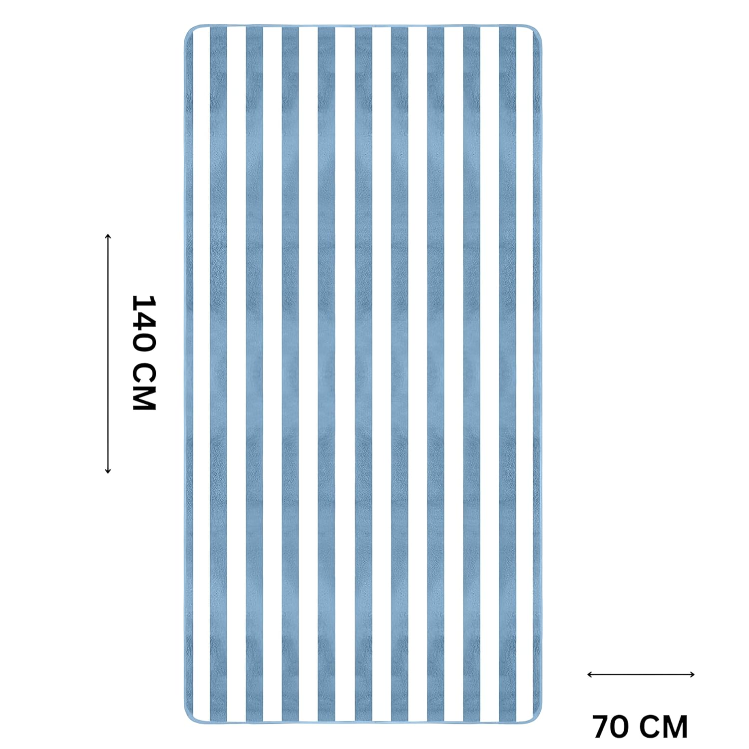 Durable cotton bath towel for family use