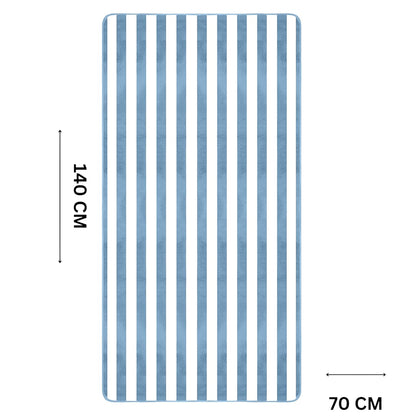 Durable cotton bath towel for family use
