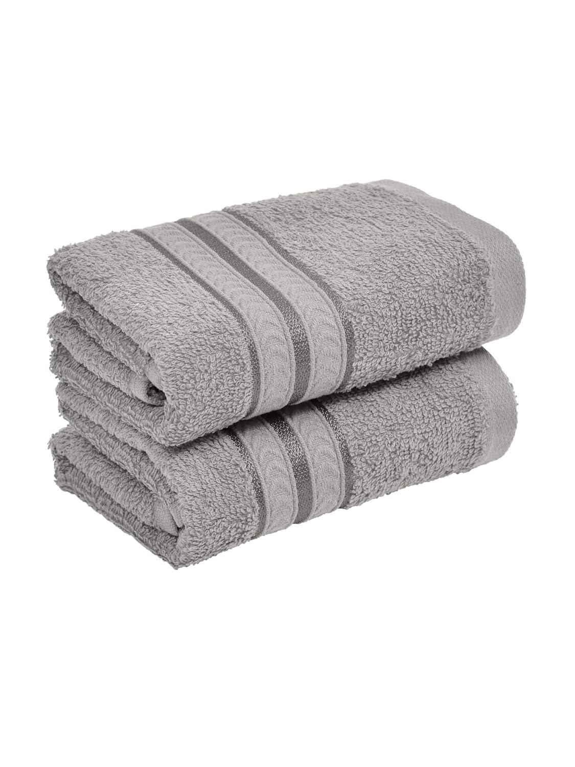 Soft and durable grey cotton hand towel pack