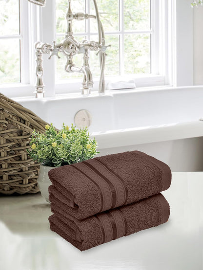 Soft touch cotton napkin set placed beside wash basin