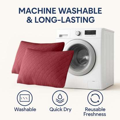 Breathable waterproof pillow case