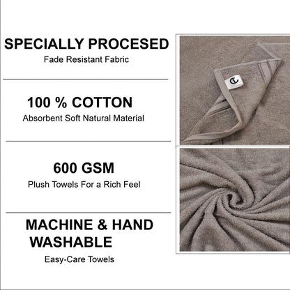 Ultra soft absorbent cotton towel ideal for gym spa and travel