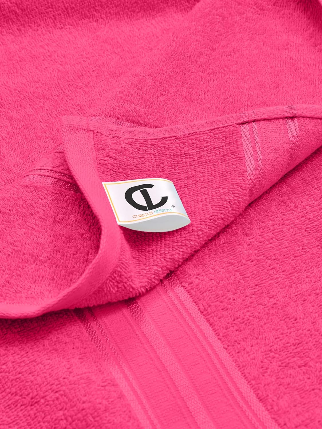 Durable long-lasting 600 GSM cotton towel with soft texture