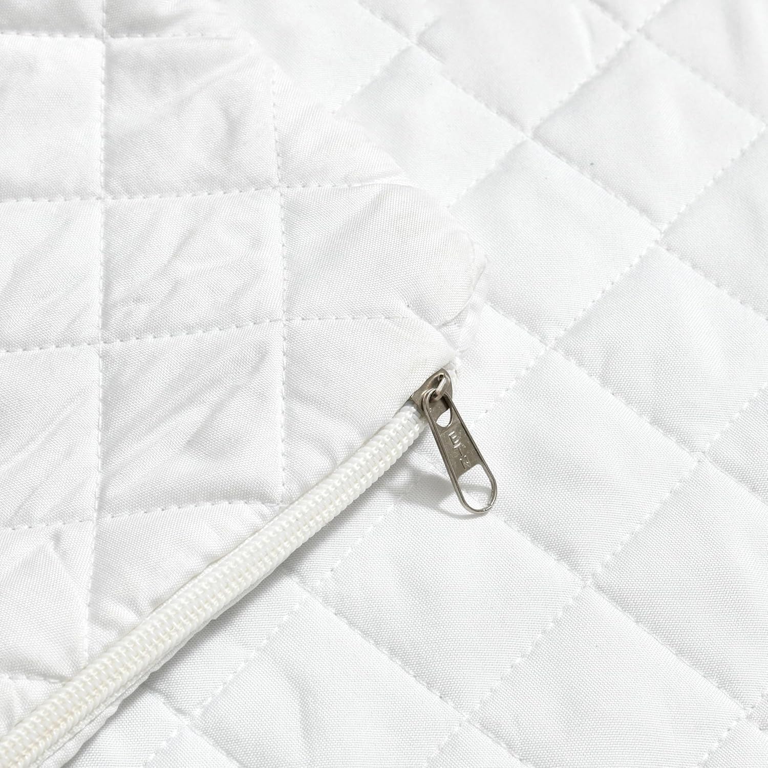 Hotel style quilted spill proof pillow protector