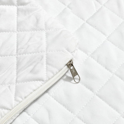 Hotel style quilted spill proof pillow protector