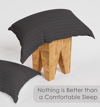 Luxury soft durable pillow cover on mattress