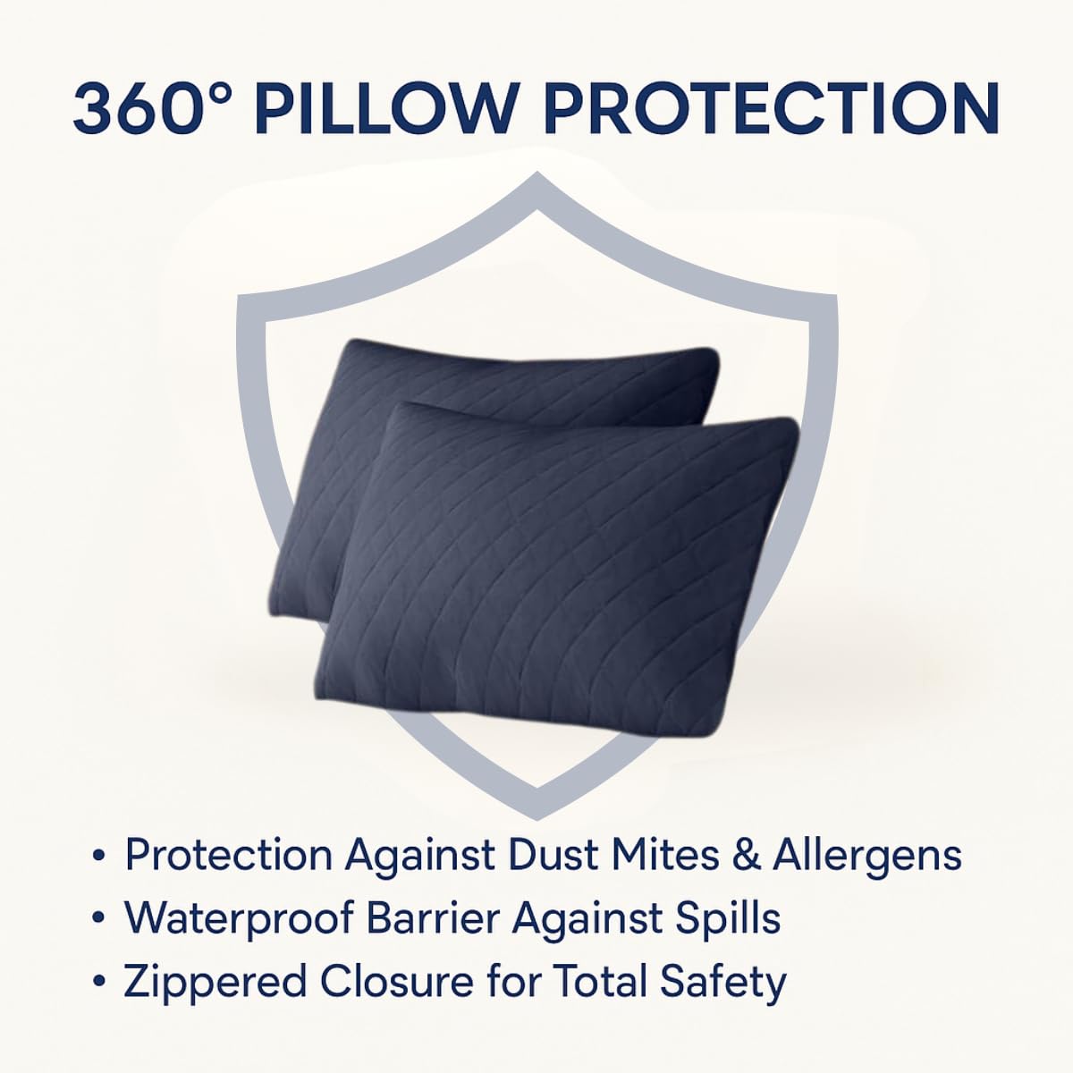 High Protection Pillow Cover – Waterproof & Washable