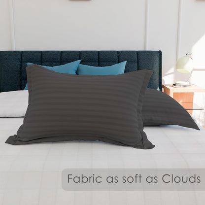 Premium cotton pillowcase used in hotel room