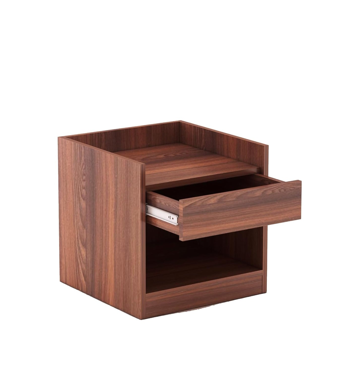 Scratch-resistant engineered wood bedside table