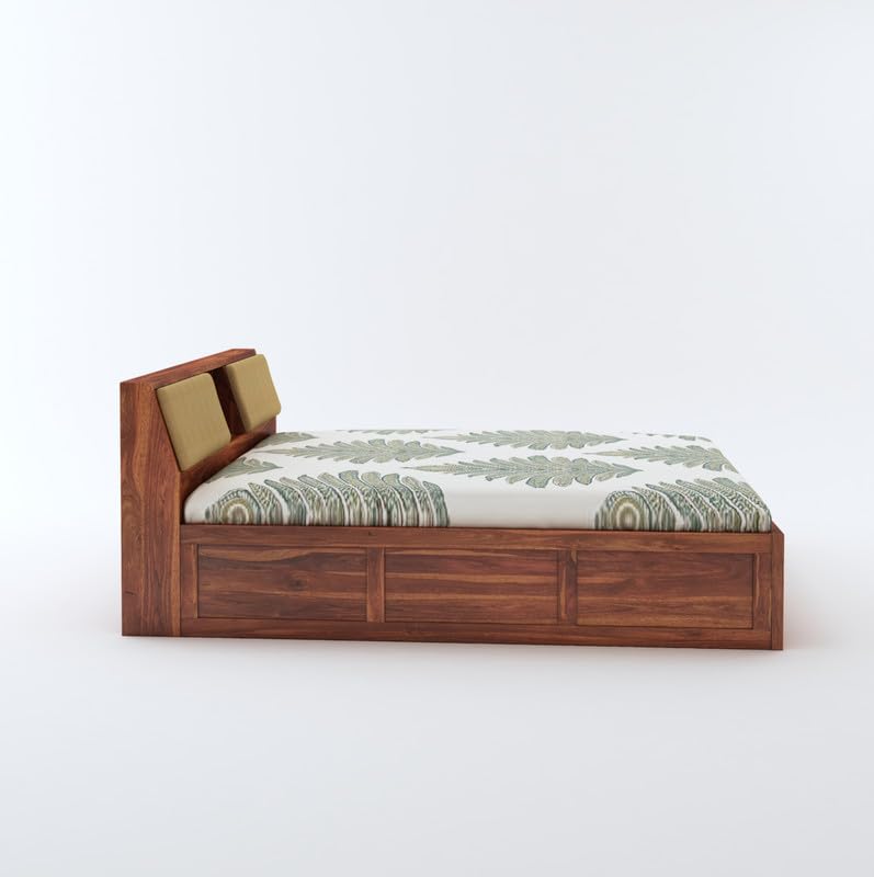 Modern Storage Bed with Hydraulic Lift