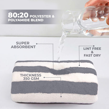 Quick-dry microfiber bath towel for bathroom