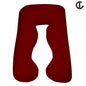 U shaped body pillow for post surgery comfort on bed