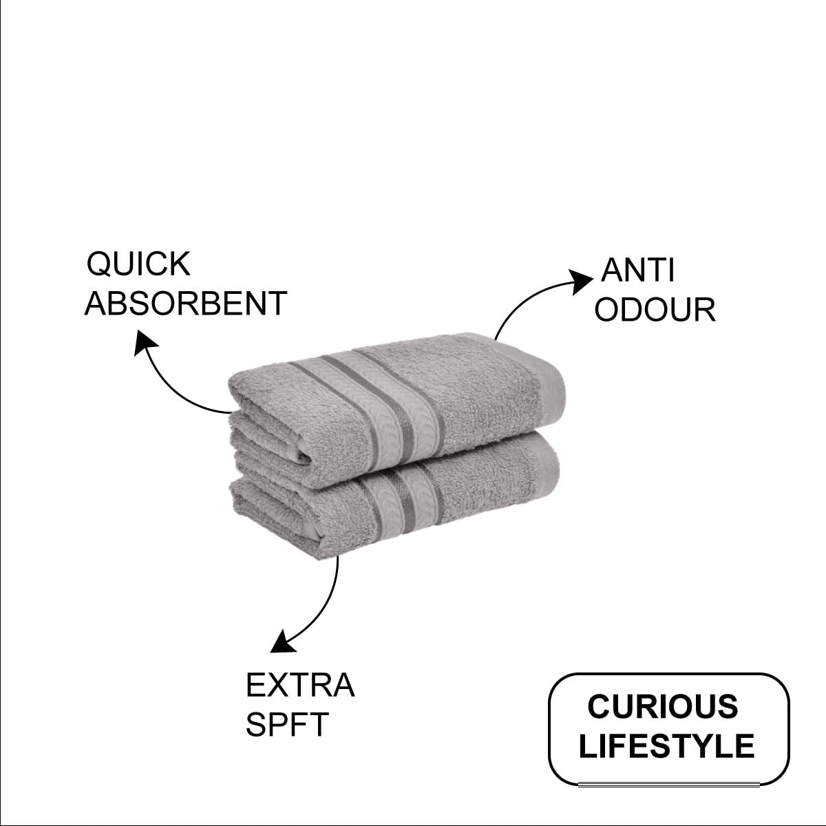 Soft Cotton 600 GSM Hand Towels – Gym & Travel Use