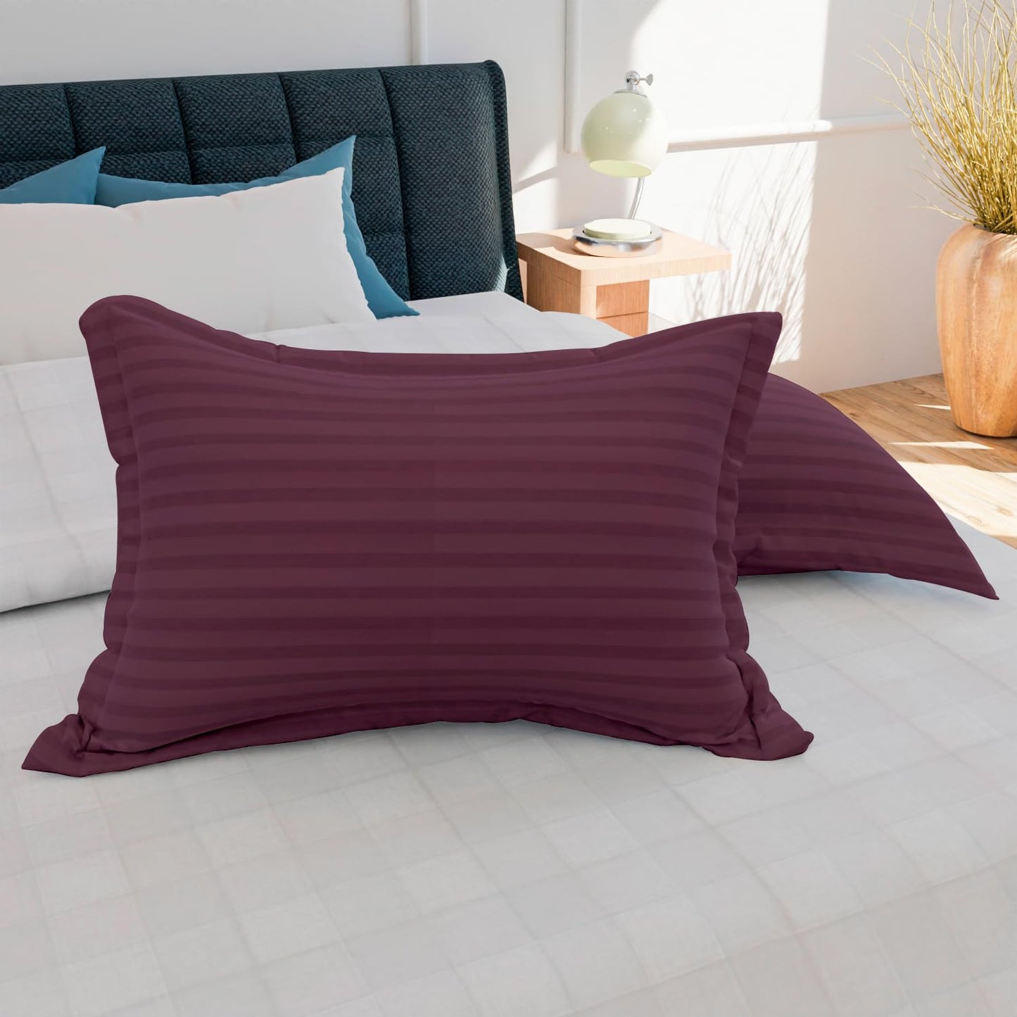 Soft touch satin pillow protector