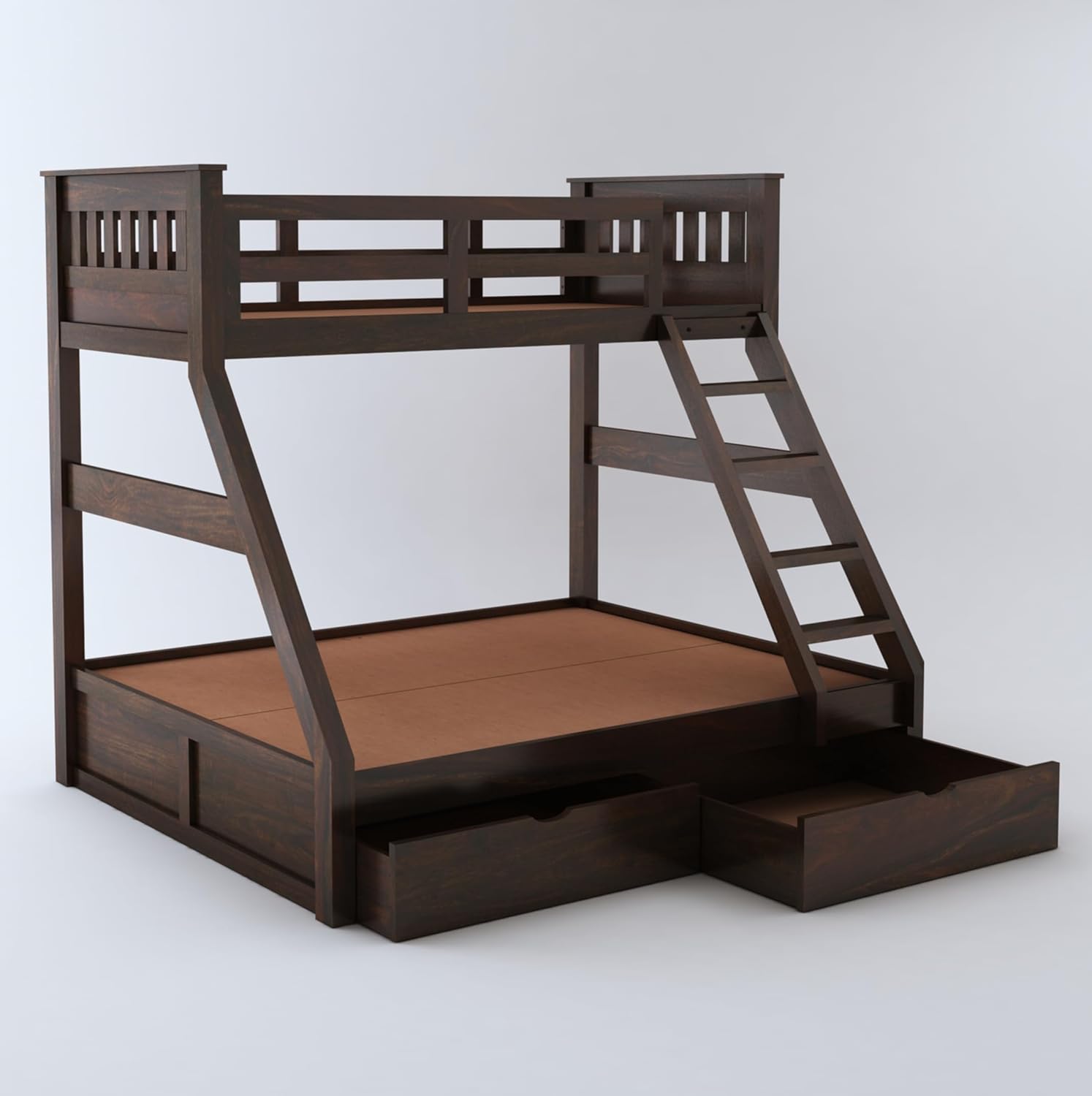 Stylish double bunk bed for home