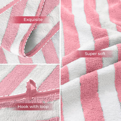 Fast drying coral fleece towel for bath