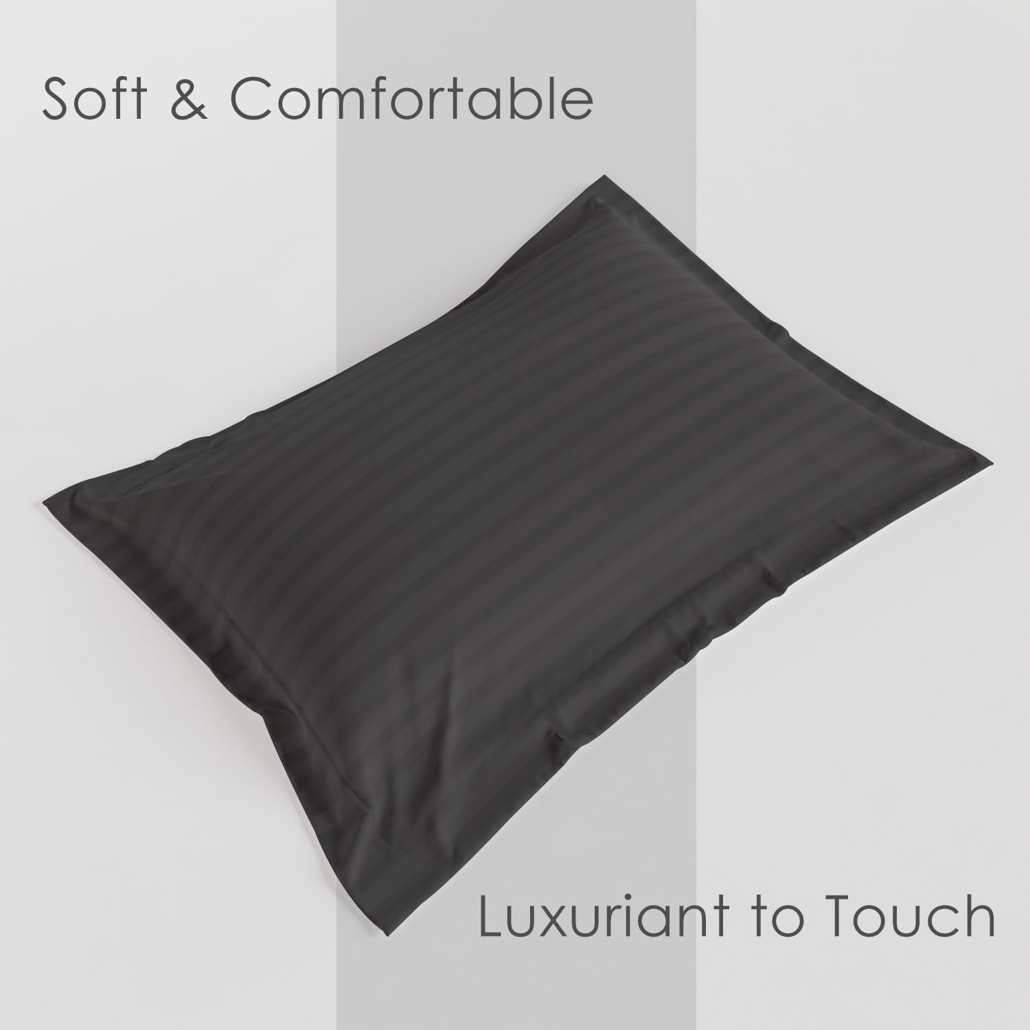 Ultra soft pillow cover envelope closure