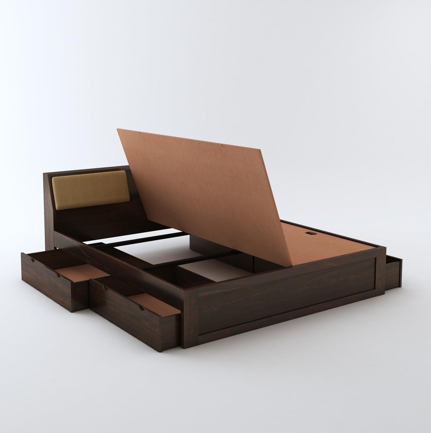 King Size Wooden Bed for Home