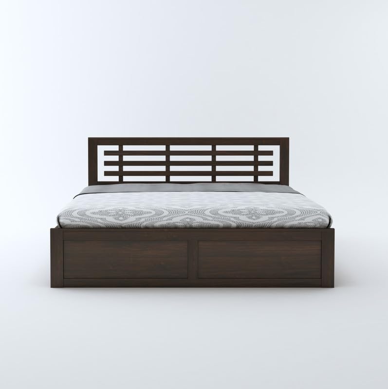 Wooden Queen Cot with Storage