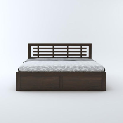 Wooden Queen Cot with Storage