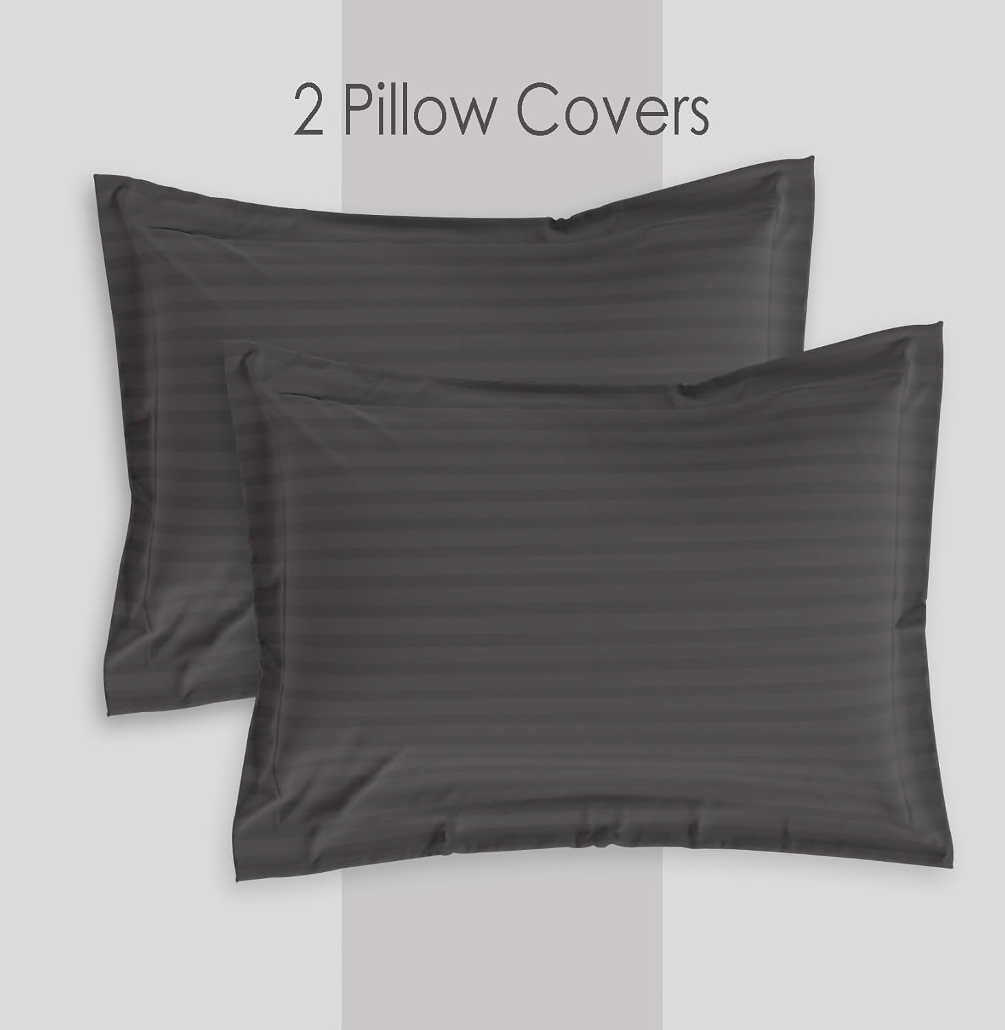 Wrinkle-resistant satin pillowcase set