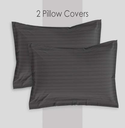 Wrinkle-resistant satin pillowcase set