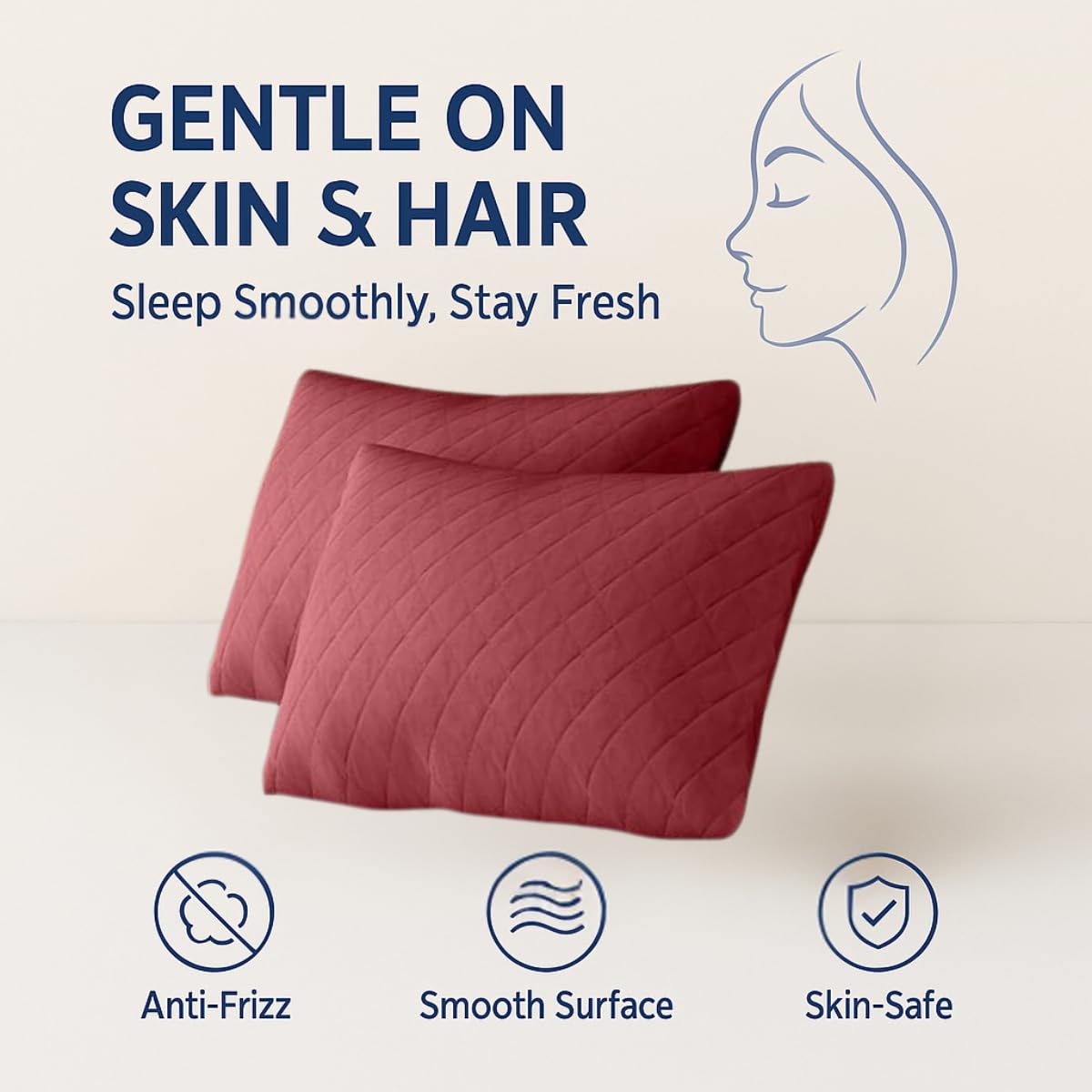 Zip lock waterproof dust free pillow cover