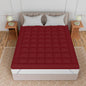 Comfortable microfiber mattress topper with 600 GSM filling