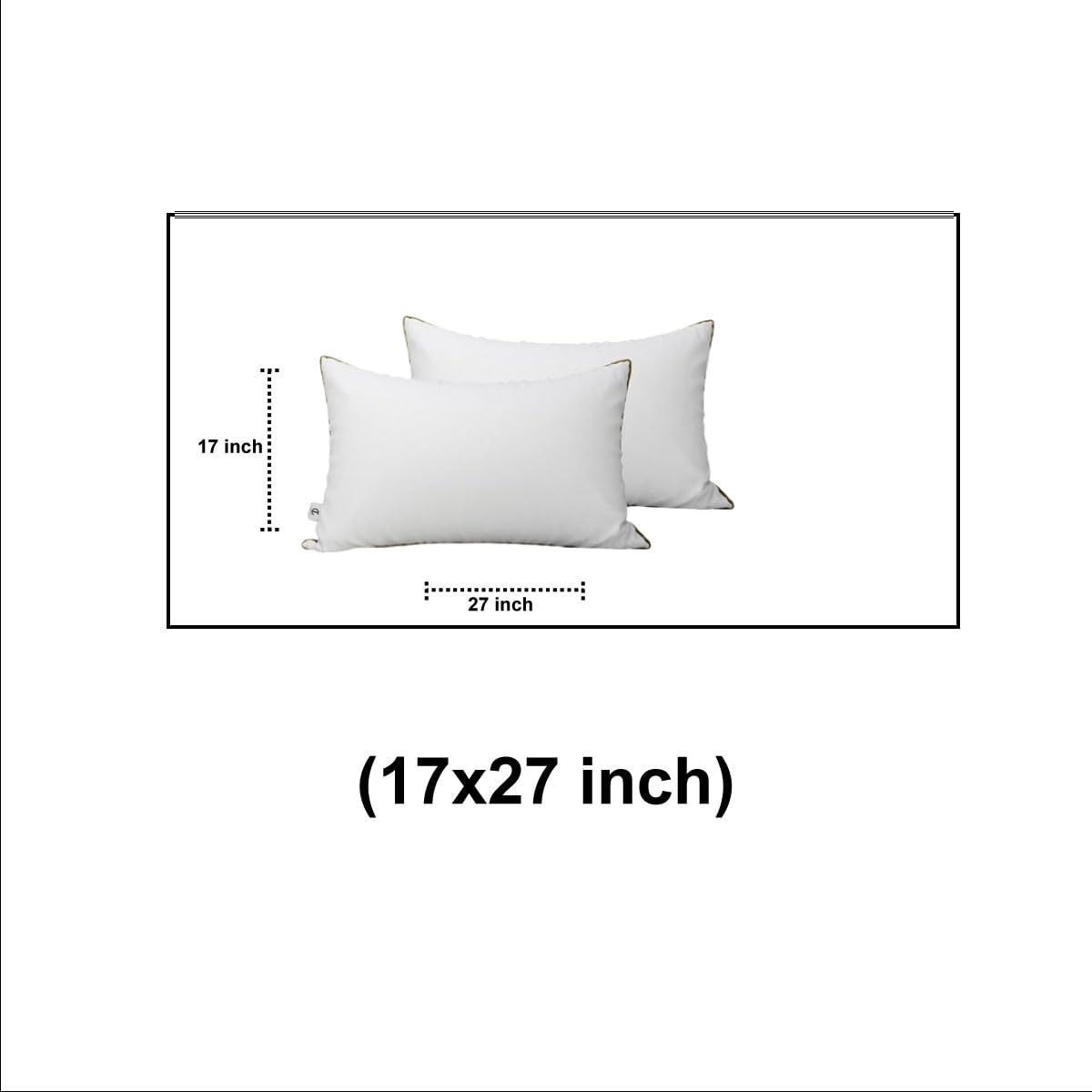 Plush and breathable microfiber pillow pair