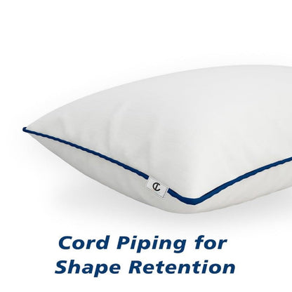 Machine washable microfiber pillows for bedroom