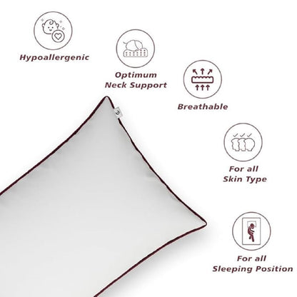 Lightweight down alternative sleeping pillows