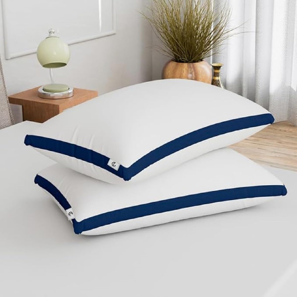 Curious Lifestyle extra soft microfiber sleeping pillows set of 2