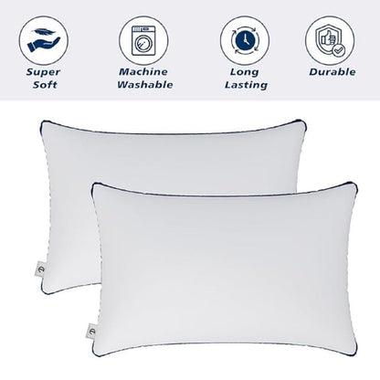 Extra soft sleeping pillows for side and back sleepers